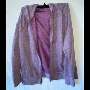 Purple zip up hoodie